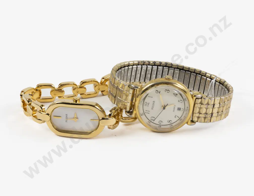 Two Pulsar Ladies Wrist Watches Image 1++