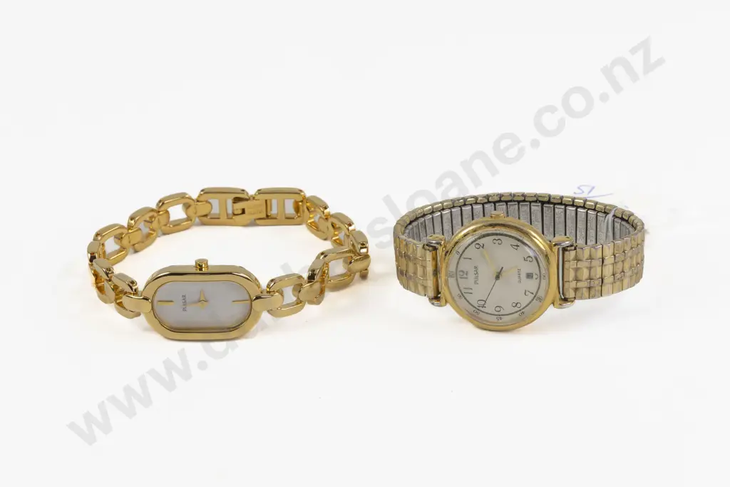 Two Pulsar Ladies Wrist Watches Image 1++
