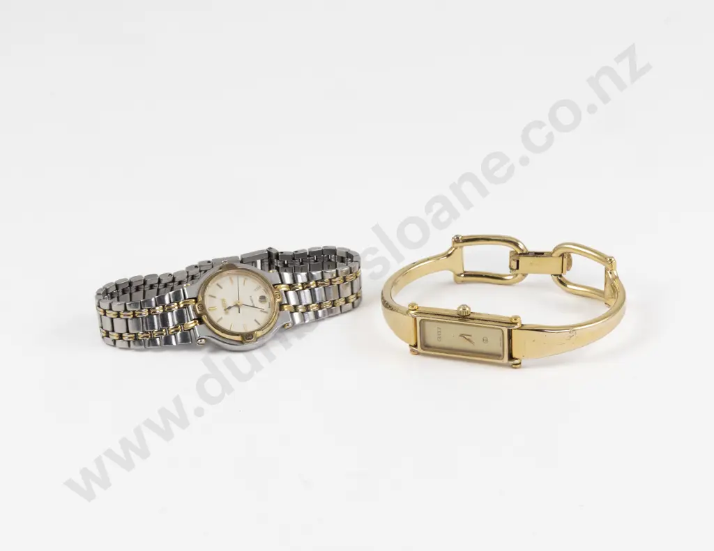 Two Gucci Ladies Wrist Watches Image 1++