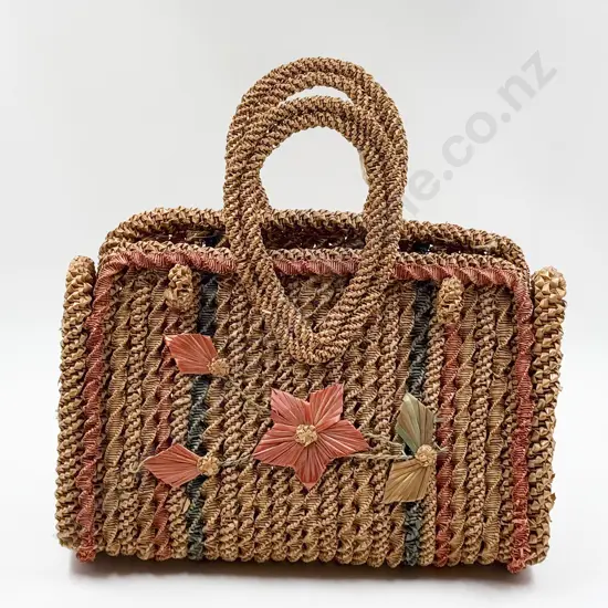 Vintage Straw Handbag