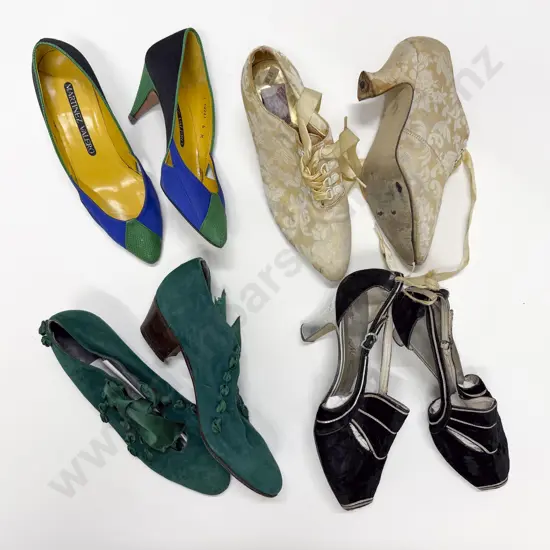 Collection of Four Pair Vintage Dress Shoes