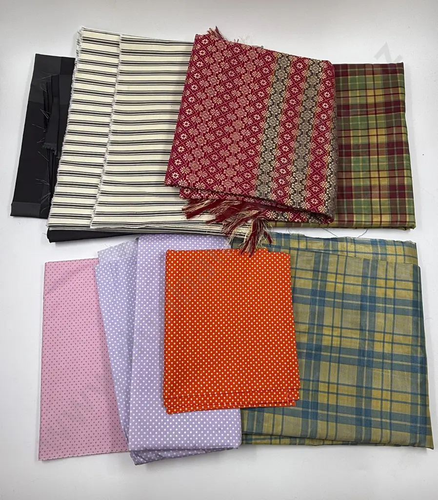 Quantity of Vintage Material Remnants Image 1++