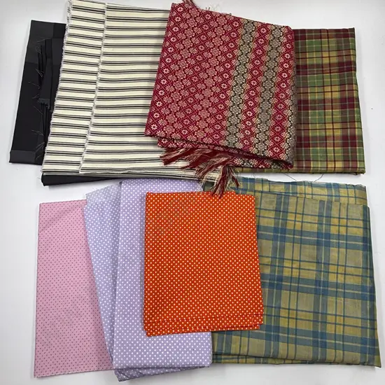Quantity of Vintage Material Remnants
