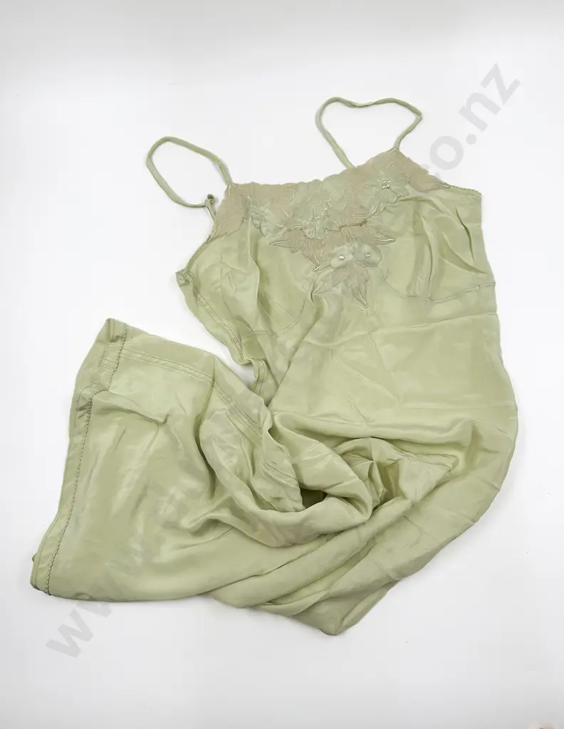 Art Deco 1920's - 30's Silk Nightwear Set Including Slip - Nightgown - Pantaloons - Camisole Image 1++