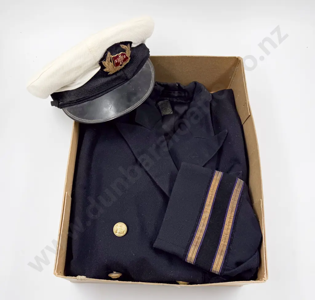 Union Steamship Company Visor Cap & Braided Jacket Image 1++