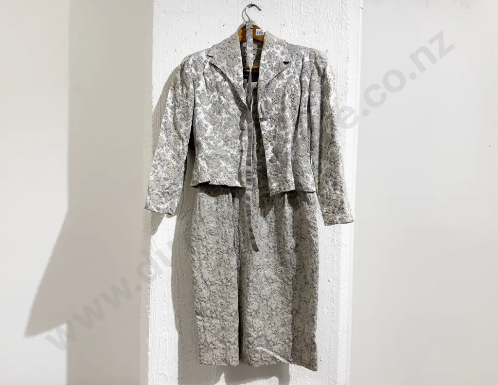 Circa 1950's NZ Raymonde Day Dress & Jacket Image 1++