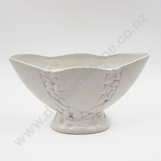 Crown Lynn Roydon Pottery - White Glazed Vase