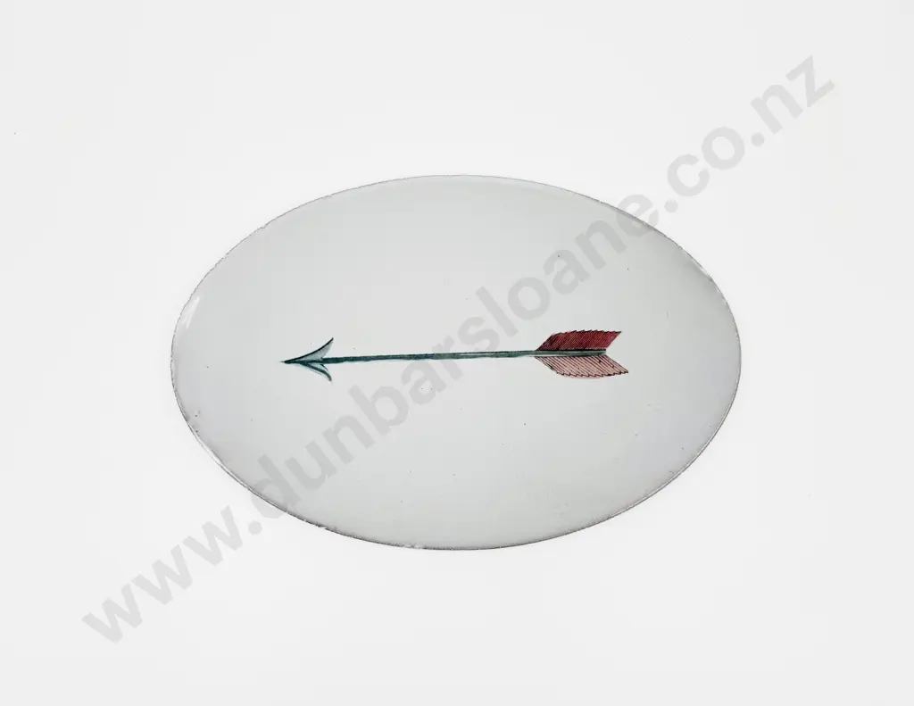 John Derian & Astier de Villatte Designed Oval Enamel Dish Image 1++