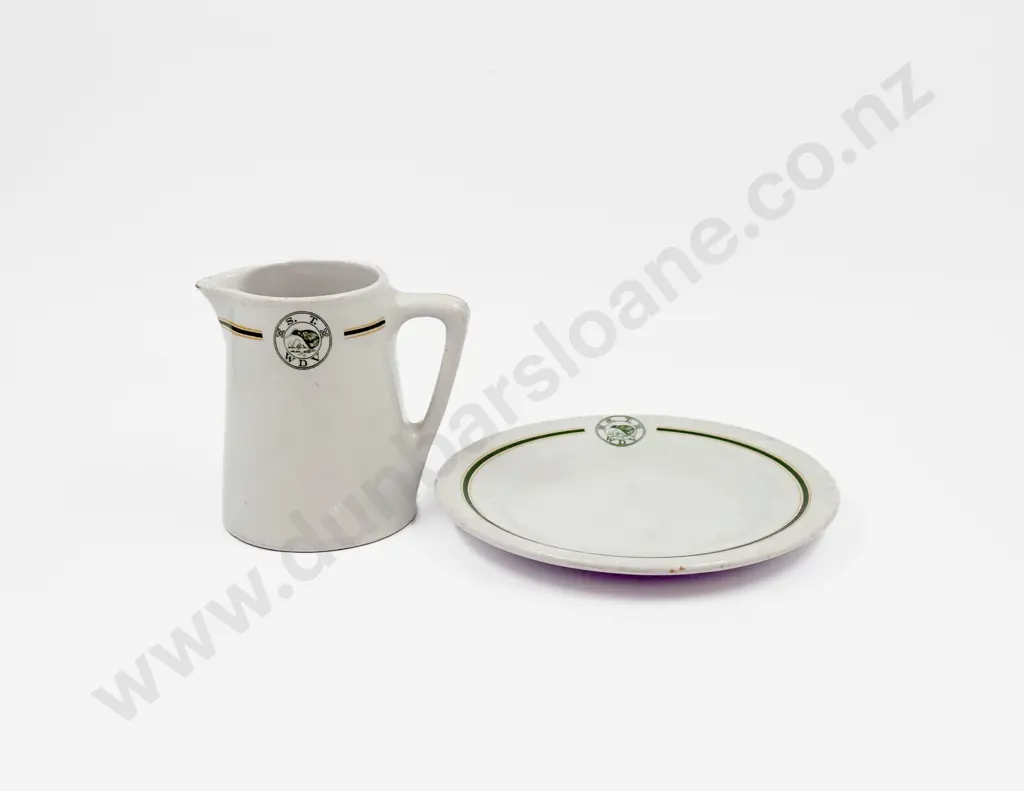 Grindley Hotel Ware NZ Jug and Side Plate Image 1++