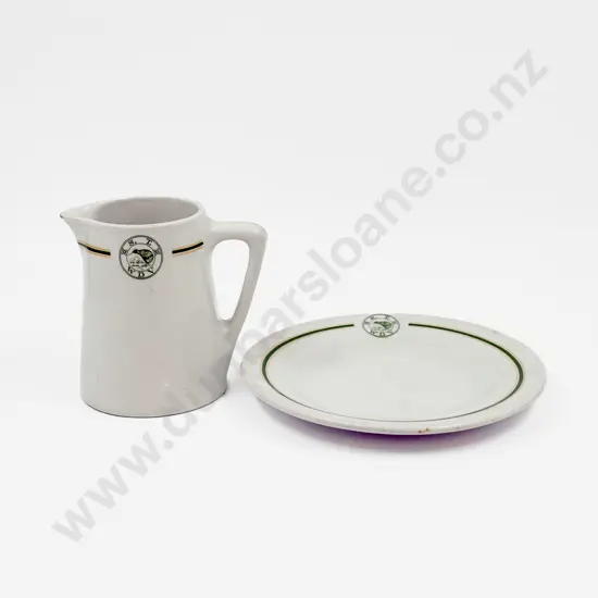 Grindley Hotel Ware NZ Jug and Side Plate