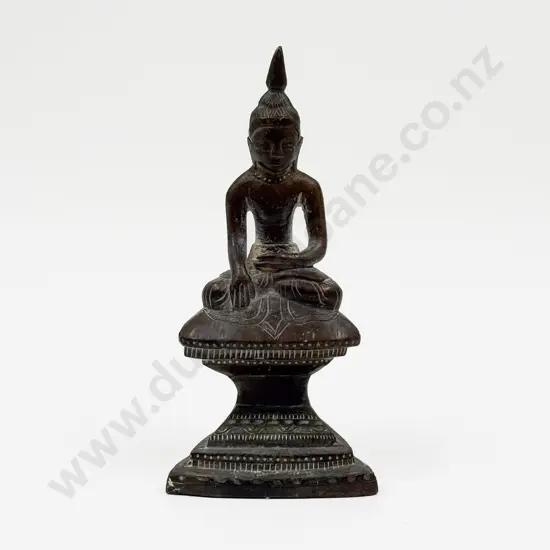 Small Heavy Brass Buddha