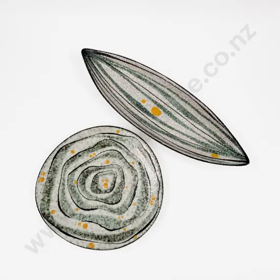 Ruscha Pottery Dish and Plate
