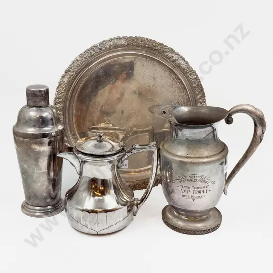 Cocktail Shaker with Qty of Assorted S/P