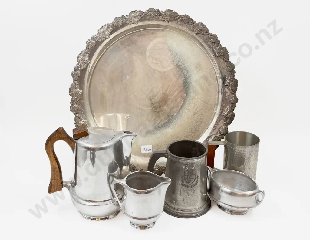 Three Pieces of Picquot Ware with Qty of Assorted S/P Image 1++