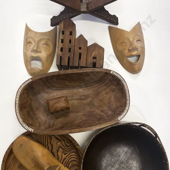 Qty of Assorted Woodware