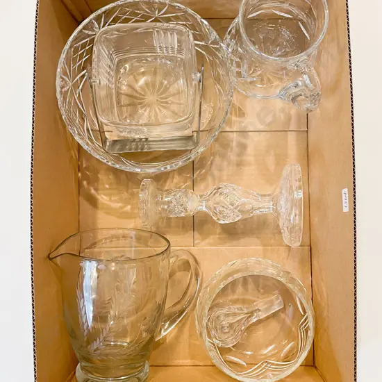 Quantity of Assorted Crystal & Glassware