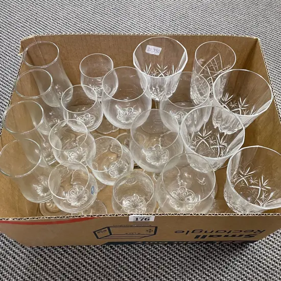 Small Qty of Assorted Wine Glasses