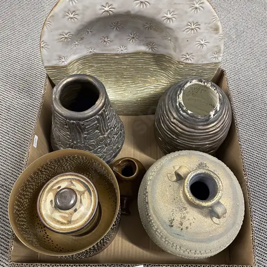 Box Qty of Assorted Pottery