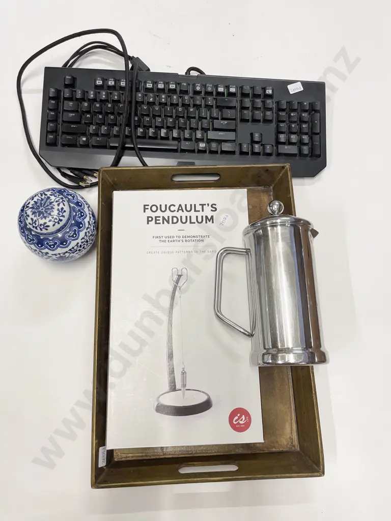 As New Foucault's Pendulum with Painted Wine Tray and Assorted Image 1++