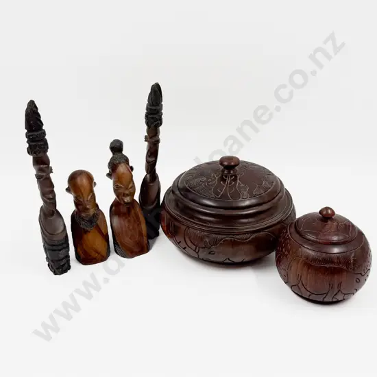 Qty of Assorted Tourist Woodware