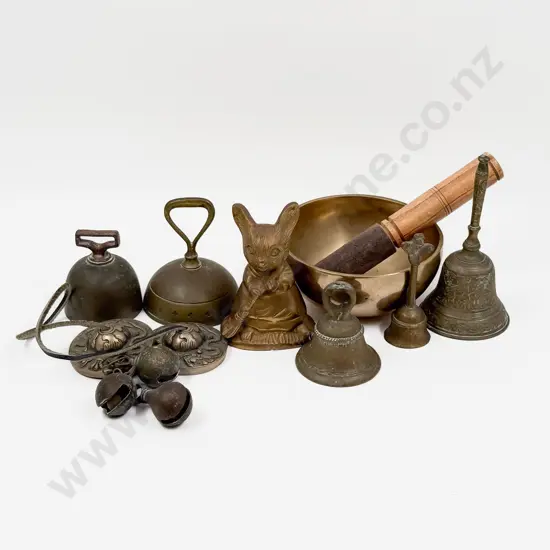 Box of Assorted Brassware