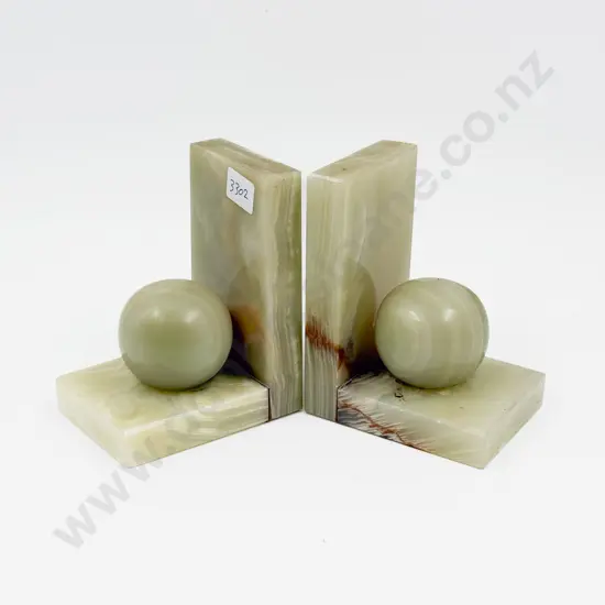 Pair of Hardstone Bookends