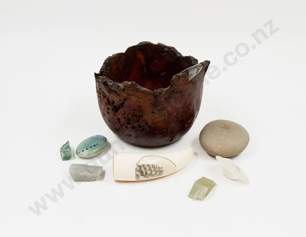 Small Qty of Assorted Including Swamp Kauri Bowl etc Image 1++