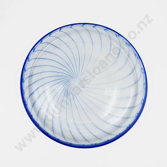 Kosta Boda Art Glass Shallow Rimmed Charger