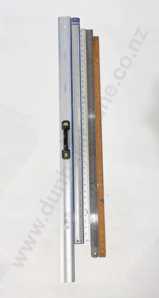 Level Handled Ruler and Assorted Rulers Image 1++