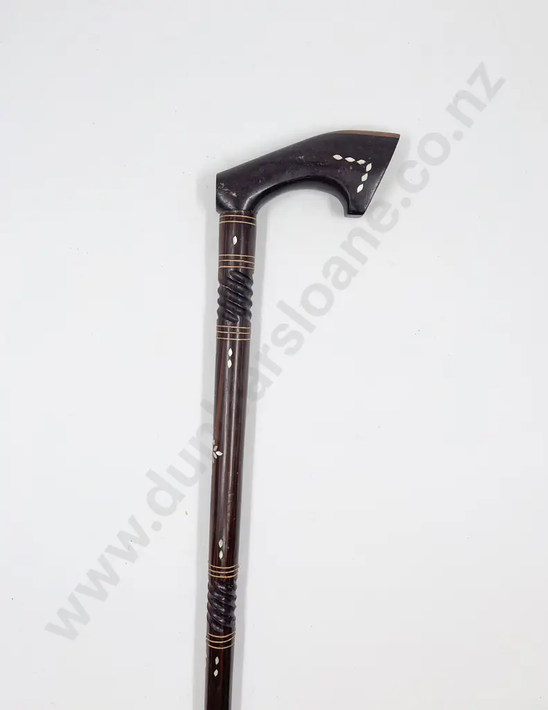 Vintage Pacific Island Chieftain Walking Stick Image 1++