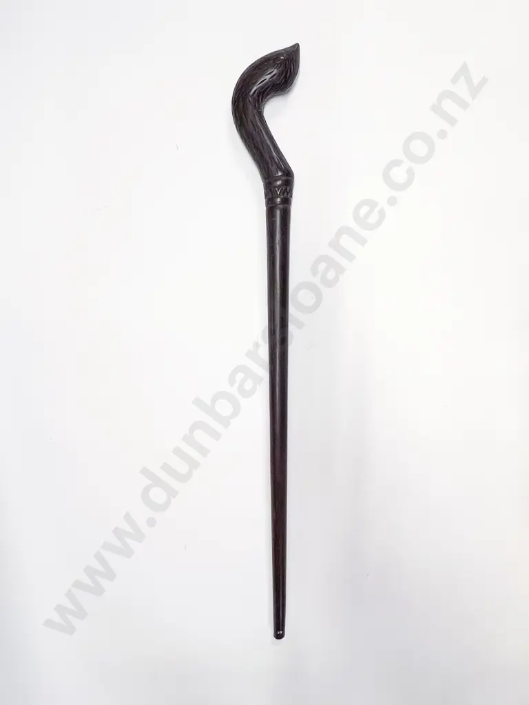 Heavy Pacific Island Native Timber Walking Stick Image 1++