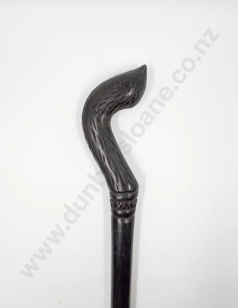 Heavy Pacific Island Native Timber Walking Stick Image 1++
