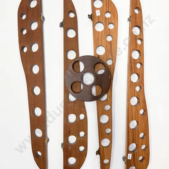 Four Rimu Wall Mounting Stick Stands