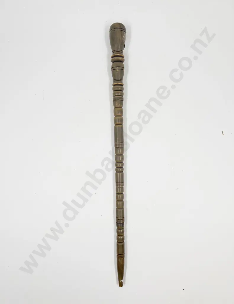 Horn Turned Talking Stick Image 1++