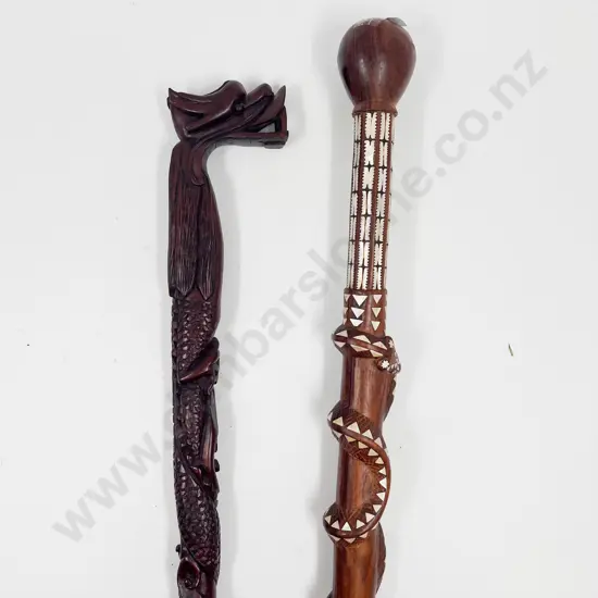 Chinese and Pacific Island Walking Sticks (2)