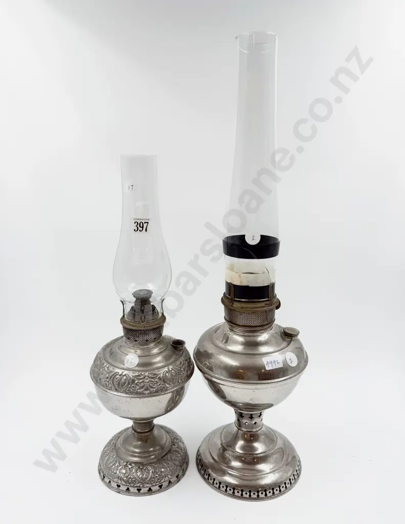 Two Kerosene Lamps Image 1++