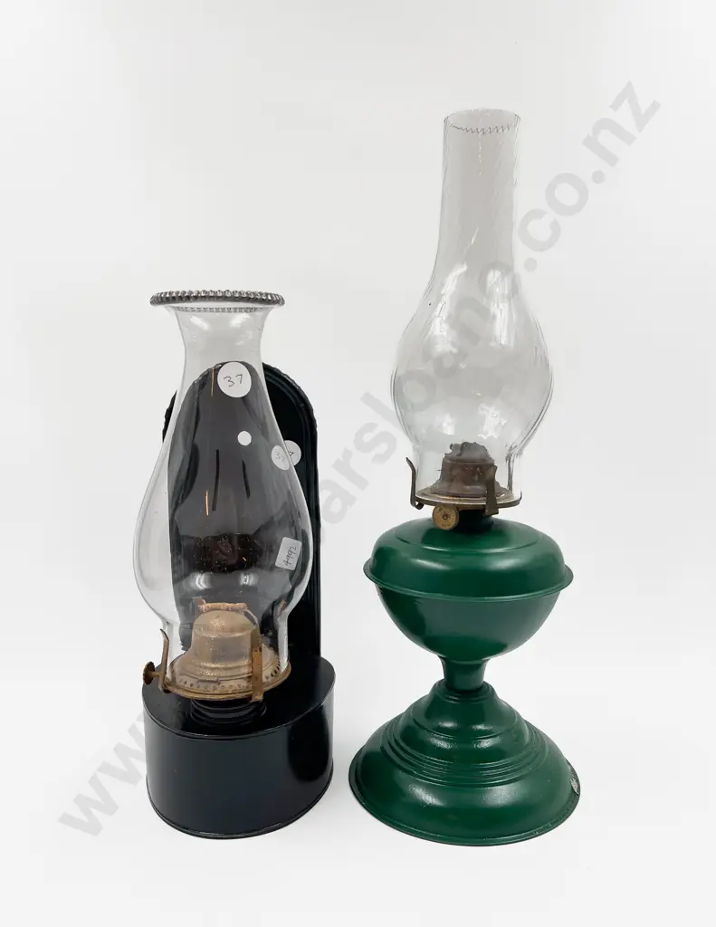 Two Kerosene Lamps Image 1++