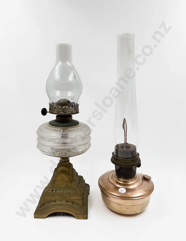 Two Kerosene Lamps Image 1++
