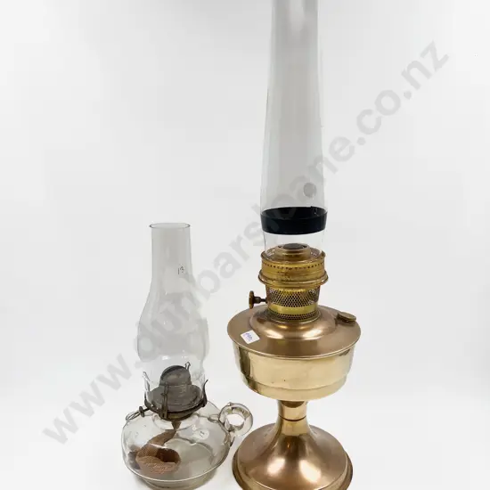Three Assorted Kerosene Lamps