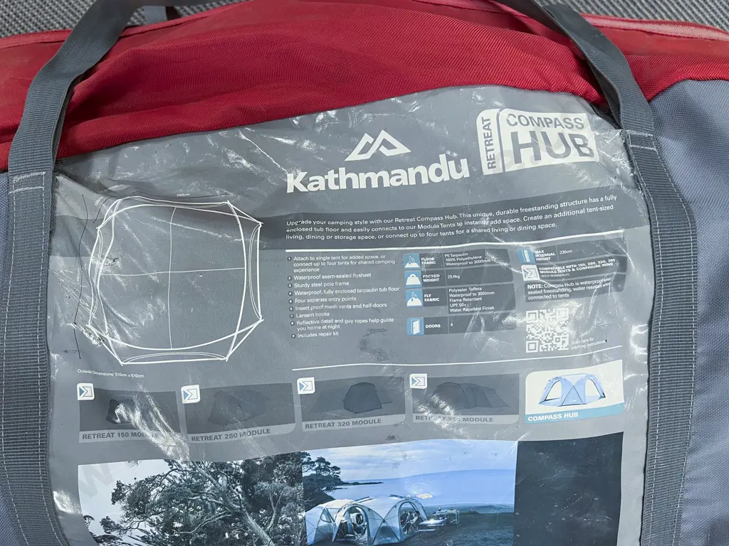 Kathmandu Retreat Compass Hub in Bag Image 1++