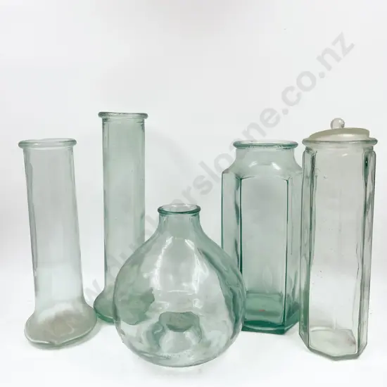 Quantity of Assorted Glass Jars