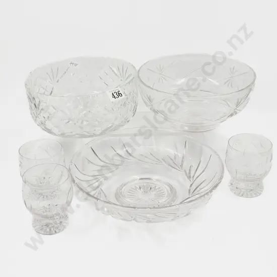 Small Quantity of Assorted Crystal & Glassware