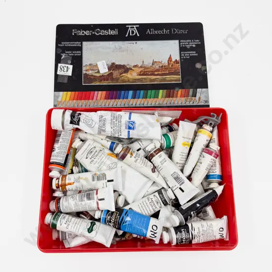 Quantity of Assorted Artists Paints etc