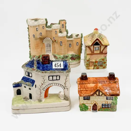 Staffordshire Spill Vase & Other