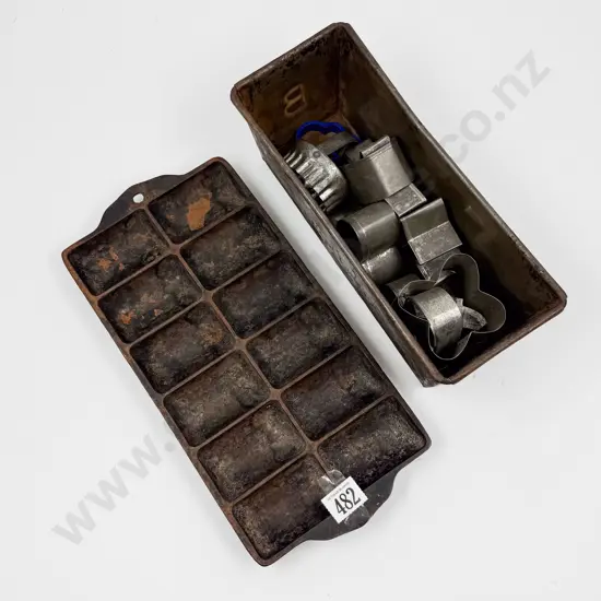 Wrought Metal Gem Iron & Cookie Cutters Etc