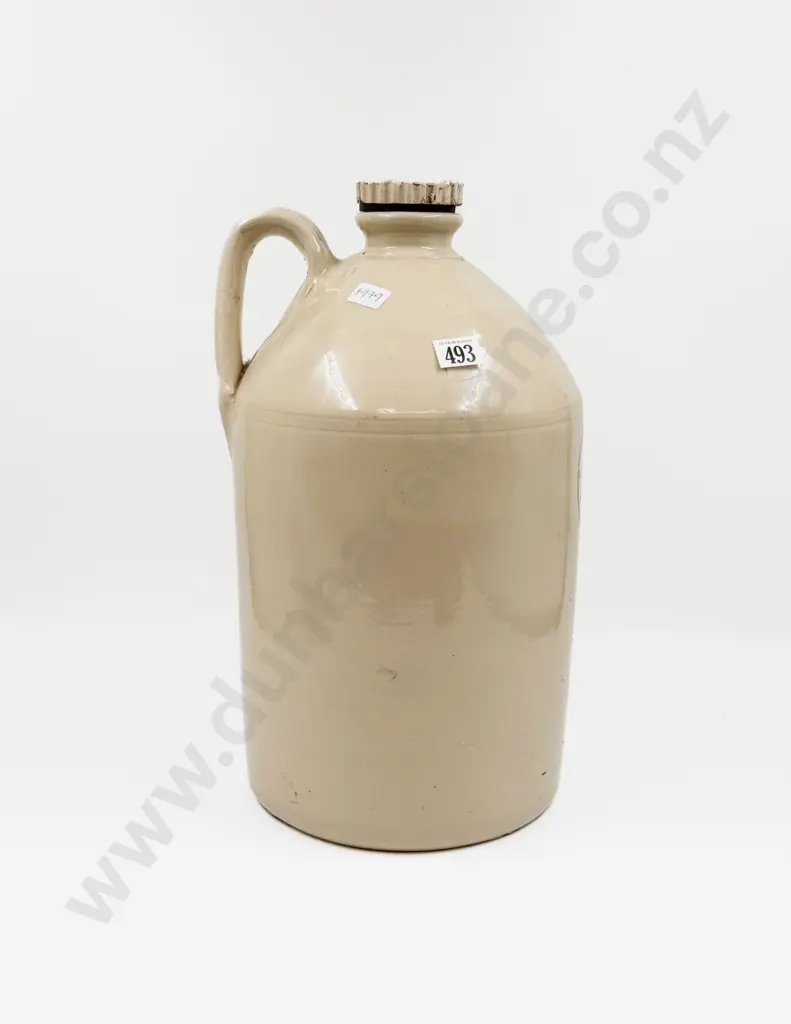 Large Stoneware Bottle With Lid Image 1++