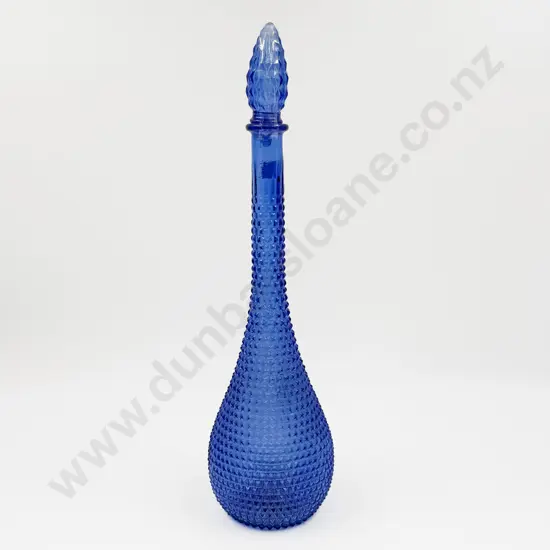 Blue Glass Genie Bottle (faults)