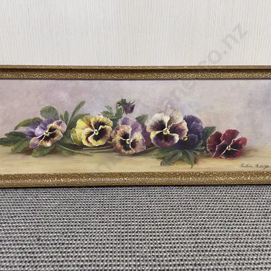 Beatrice Partridge - Floral Still Life - Oil on Board