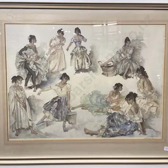 Sir William Russell Flint - Female Study - Signed Print