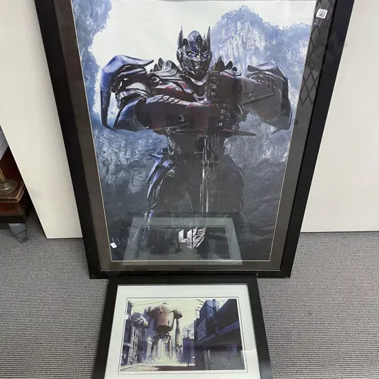 Framed Optimus Prime from Transformers Print together with Ltd Ed Digital Print